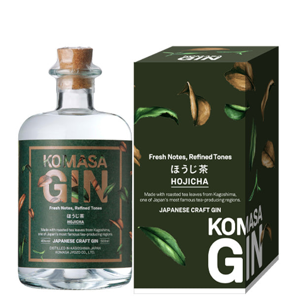 KOMASA GIN-ほうじ茶- 箱入 45° 500ml -クラフトジン-