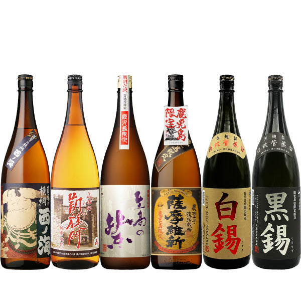 【鹿児島限定】鹿児島限定芋焼酎 1800ml よかにせ 6本セット
