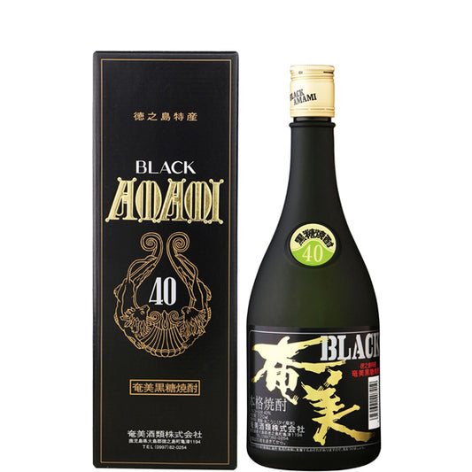 ブラック奄美 箱入 40° 720ml -黒糖焼酎-