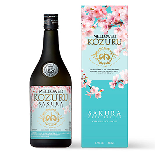 【数量限定】メローコヅル 桜カスクフィニッシュ 箱入 41° 700ml -米焼酎-