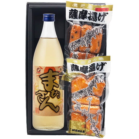 【御中元ギフト】【販売店限定】まぁさんと薩摩揚げセット 贈答用箱付
