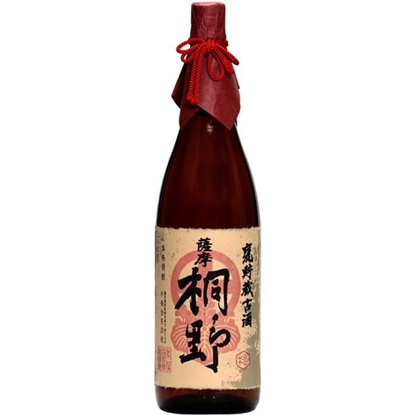 【数量限定・販売店限定】甕壺貯蔵5年古酒 薩摩 桐野 25° 1800ml -芋焼酎-