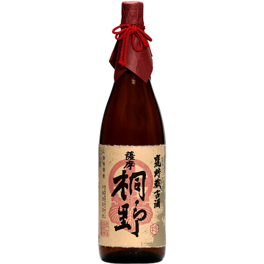 【数量限定・販売店限定】甕壺貯蔵5年古酒 薩摩 桐野 25° 1800ml -芋焼酎-