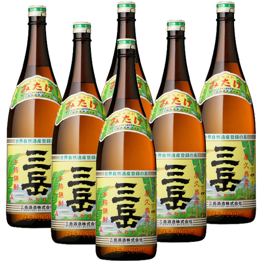 三岳 25° 1800ml 6本セット -芋焼酎-