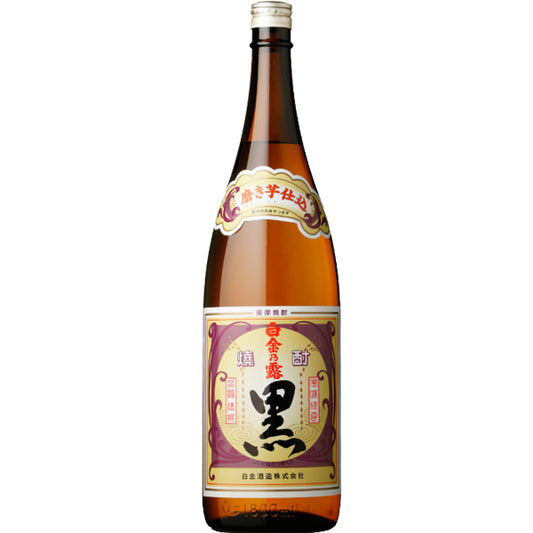 白金乃露 黒 25° 1800ml -芋焼酎-