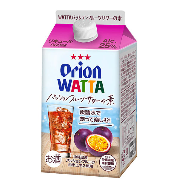 Orion WATTA パッションフルーツサワーの素 25° 900ml -リキュール-