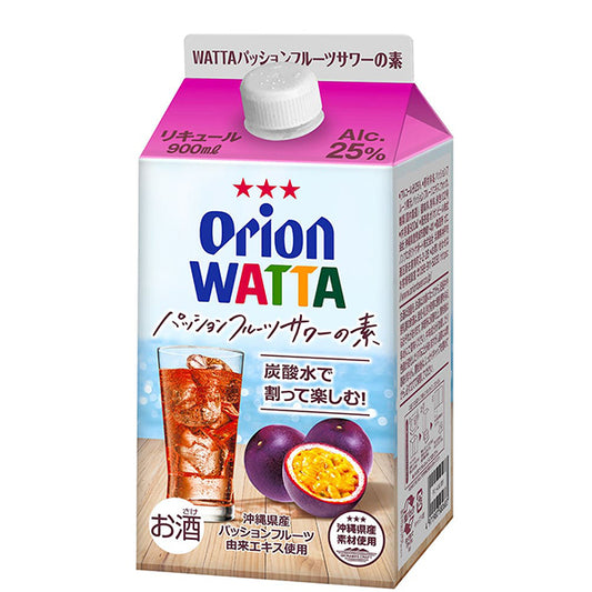 Orion WATTA パッションフルーツサワーの素 25° 900ml -リキュール-