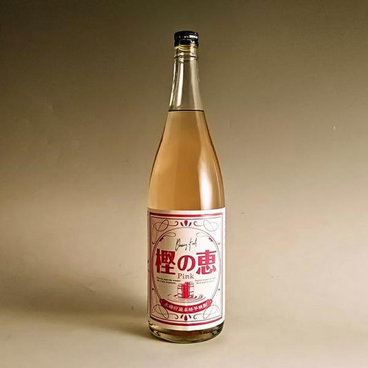 【数量限定】【販売店限定】長期樫樽貯蔵 樫の恵 PINK 25° 1800ml -芋焼酎-