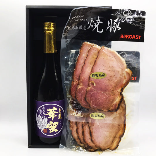 【ギフト】しま華蜜と焼豚セット 贈答用箱付