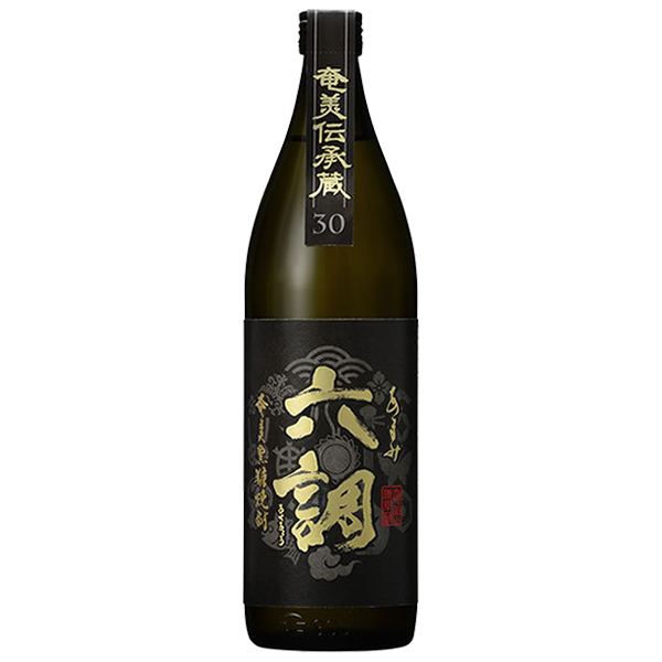 あまみ六調 黒ラベル 30° 900ml -黒糖焼酎-