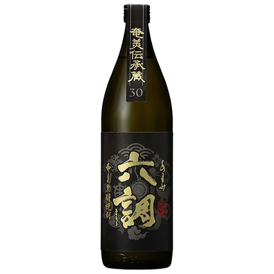 あまみ六調 黒ラベル 30° 900ml -黒糖焼酎-