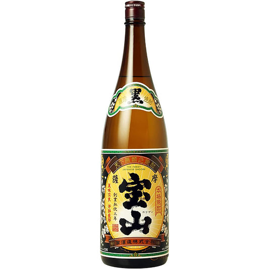 薩摩宝山 黒麹 25° 1800ml -芋焼酎-