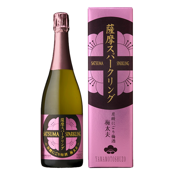 薩摩スパークリング梅酒 梅太夫 8° 750ml -リキュール-